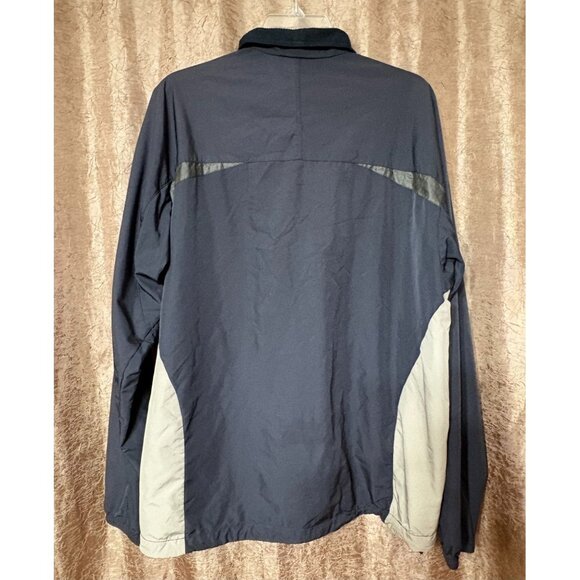 Patagonia Mens Embroidered Logo Full-Zip Windbreaker Jacket Black Gray Large - Picture 3 of 12